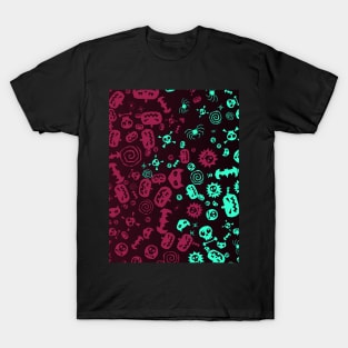 Halloween Pattern Art Design T-Shirt